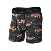 Saxx Quest Quick-dry Mesh Boxer Briefs Lakeside-Black