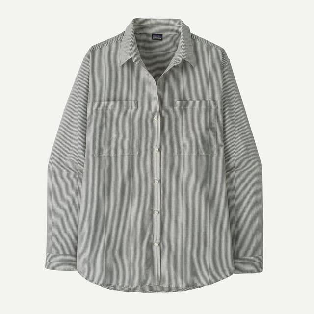 Patagonia Womens Lightweight A/C® Buttondown Shirt smolder blue