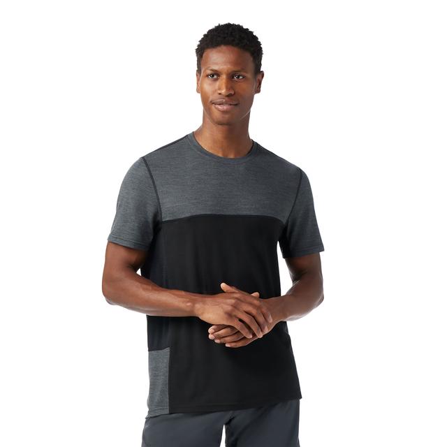 Smartwool Mountain Bike Short Sleeve Jersey T-shirt Black/Charcoal Heather