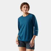Smartwool Mountain Bike 3/4 Sleeve Jersey Twilight Blue