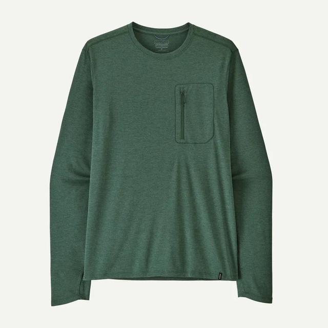 Patagonia Long Sleeved Capilene Cool Sun Shirt Canopy Green - Light Canopy Green