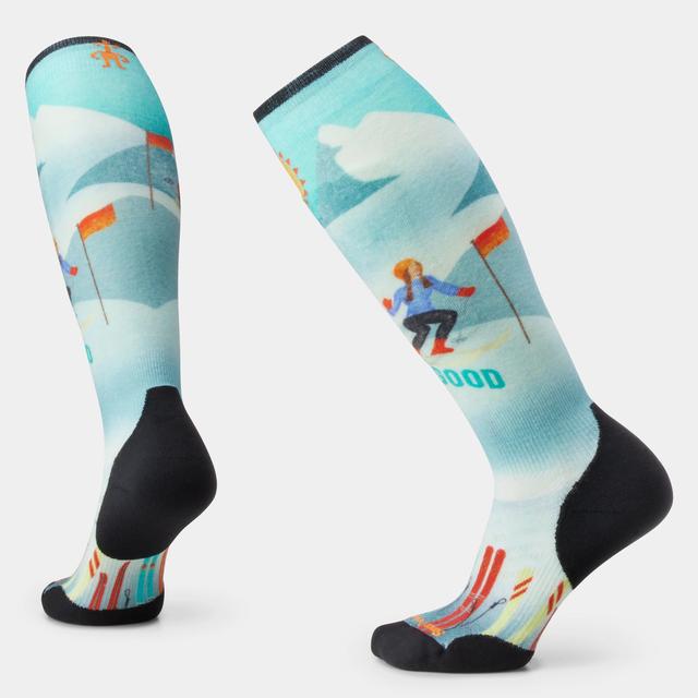 Smartwool Ski Snow Bunny Print Over The Calf Socks Capri