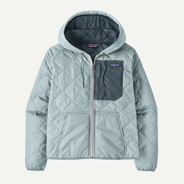 Patagonia Diamond Quilted Bomber Hoody Virtually Blue