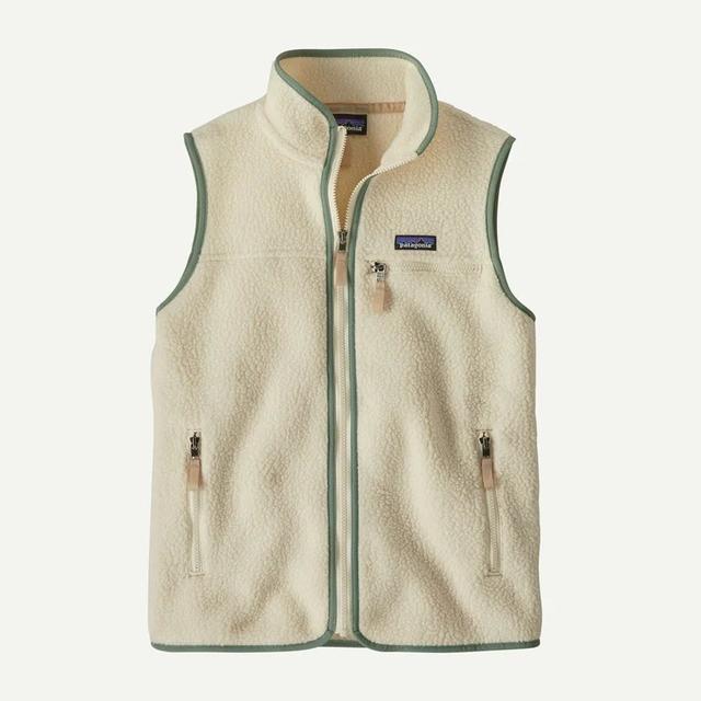 Patagonia Retro Pile Vest Natural w/Ellwood Green