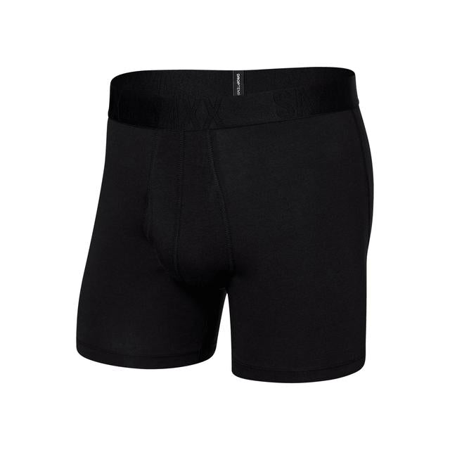 Saxx Droptemp Cooling Cotton Boxer Briefs Black
