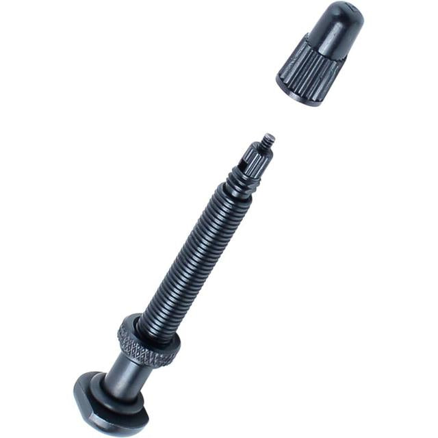 Trek Bontrager Round Base Tlr Valve Stem Metallic Charcoal