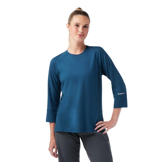 Smartwool Mountain Bike 3/4 Sleeve Jersey T Twilight Blue