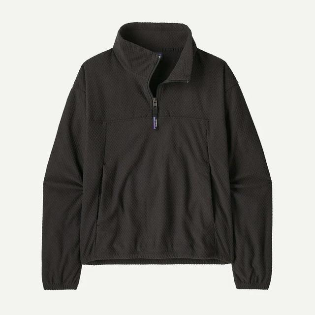 Patagonia Textured Fleece Pullover Black