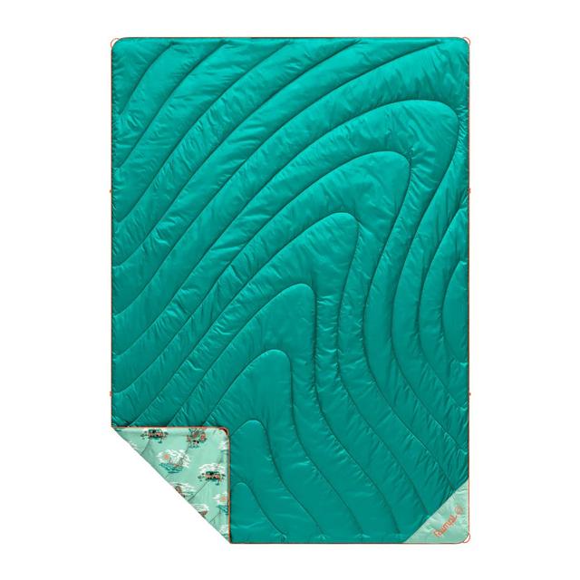 Rumpl Original Puffy Blanket - Aqua Outer Banks