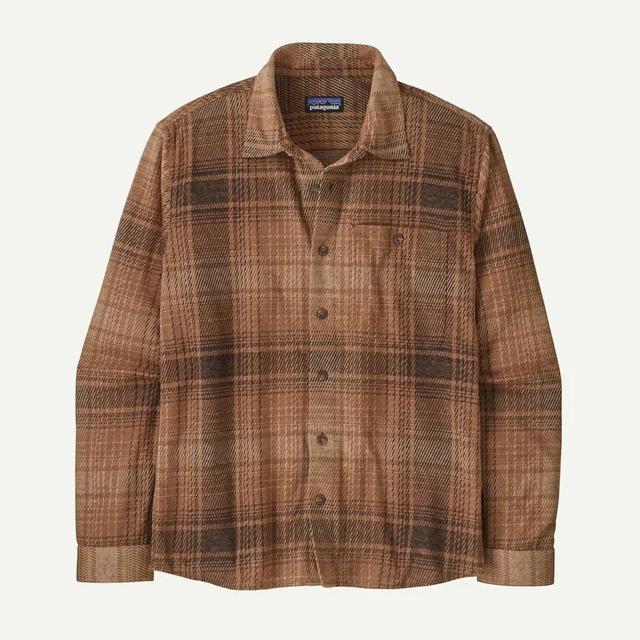 Patagonia Stretch Fjord Flannel Shirt Nest Brown