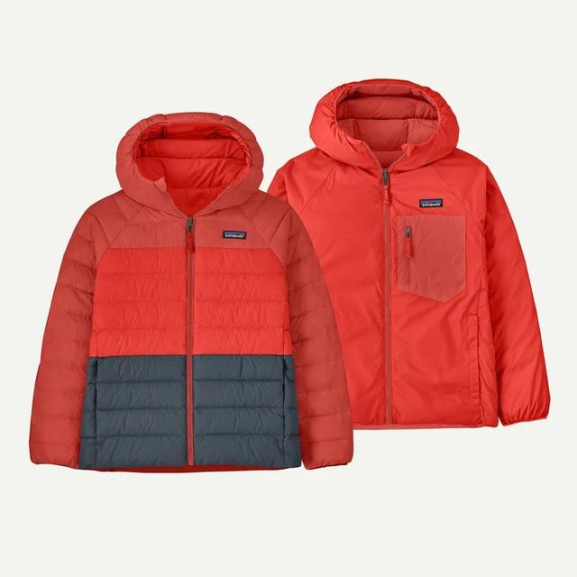 Patagonia Reversible Down Sweater Hoody Amanita Red