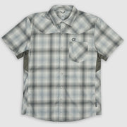 Club Ride Men's New West Original Pearl Snap Ride Shirt Shade Grey