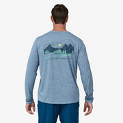 Patagonia Men's Long-Sleeved Capilene® Cool Daily Graphic Shirt - Lands - Idaho Mountain Touring