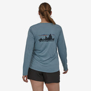 Patagonia Women's Long Sleeved Capilene Cool Daily Graphic Shirt - Idaho Mountain Touring