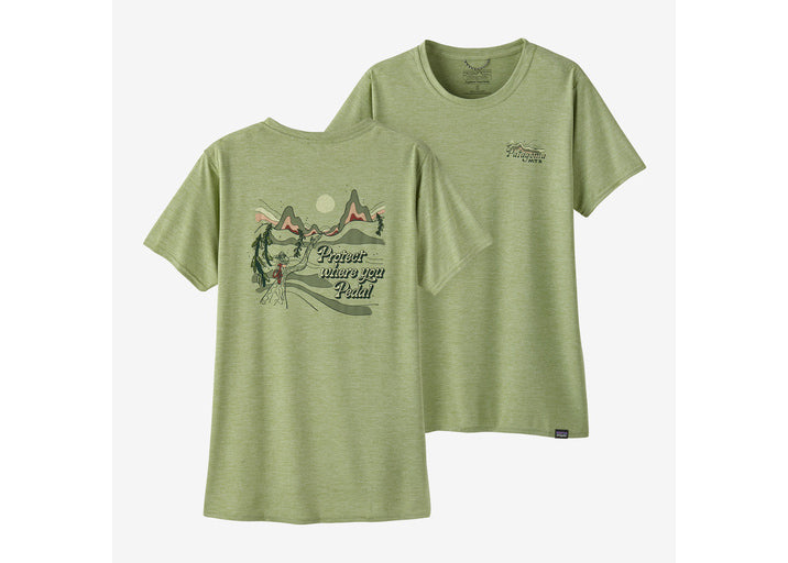 Women's Capilene® Cool Daily Graphic Shirt- Lands - Idaho Mountain Touring