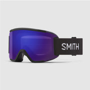 Smith Squad S Black + ChromaPop Everyday Violet Mirror Lens