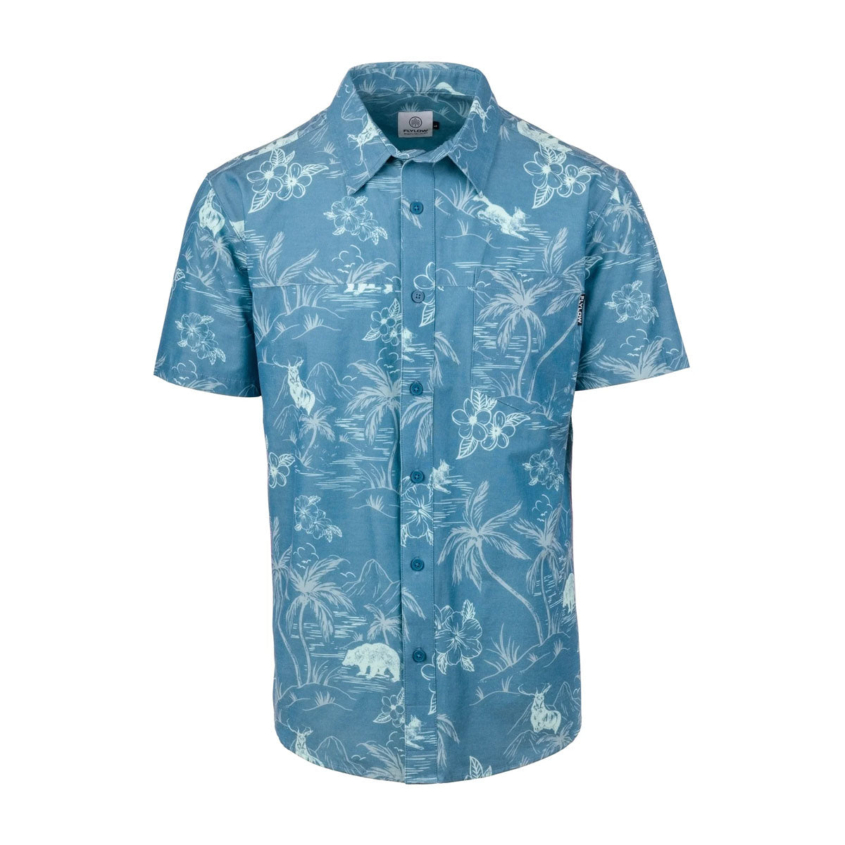 Flylow Men's Wild Child Shirt Marine