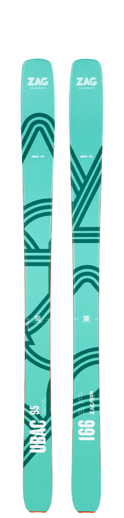 Zag Skis Ubac 95 Ski Glacier Blue / Deep Sea