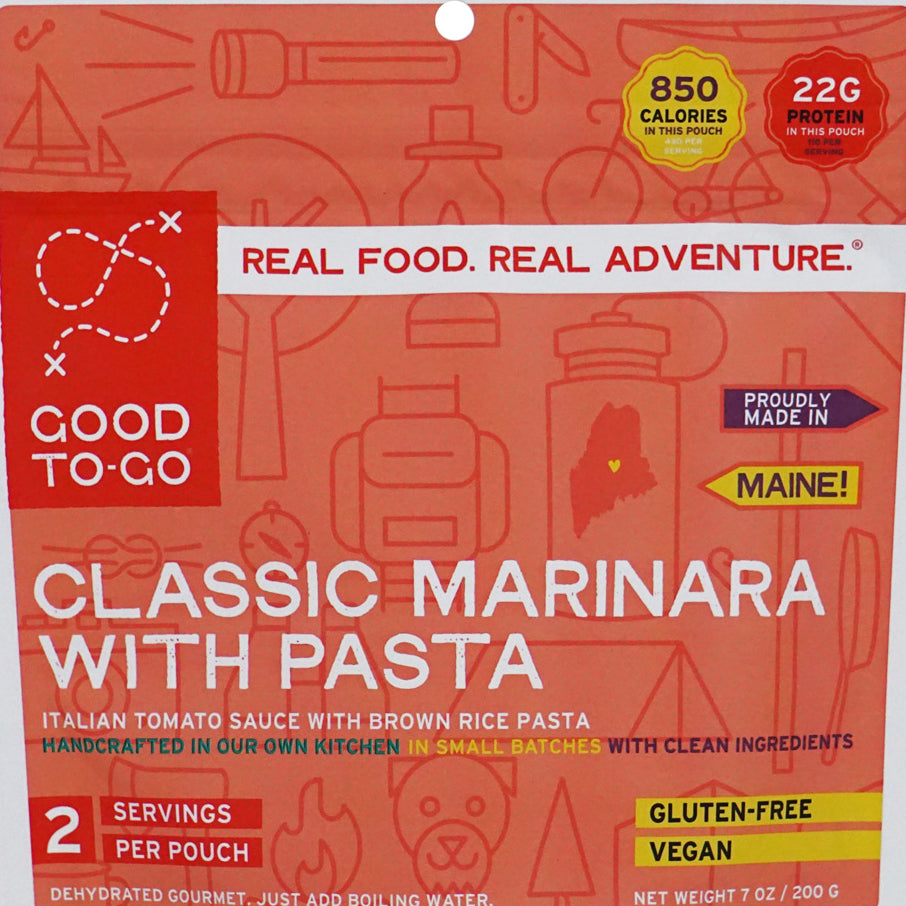 Classic Marinara with Pasta - Idaho Mountain Touring