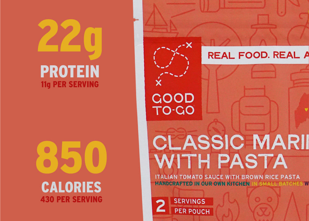 Classic Marinara with Pasta - Idaho Mountain Touring