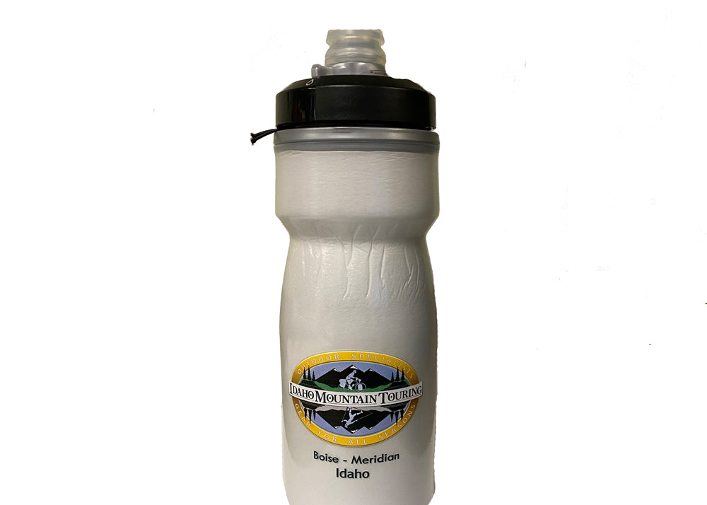IMT Podium 21oz, Custom Water Bottle, White - Idaho Mountain Touring