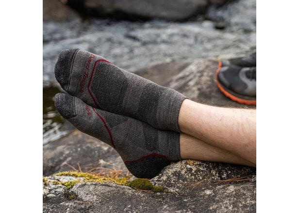 Men's Light Hiker No Show Lightweight Hiking Sock - Idaho Mountain Touring