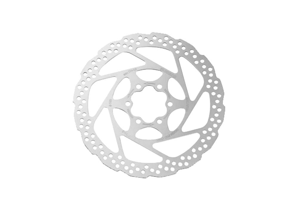 DISC BRAKE ROTOR SM-RT56, S 160MM, 6-BOLT TYPE, FOR RESIN PAD ONLY - Idaho Mountain Touring