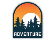 Adventure Sunset Sticker - Idaho Mountain Touring