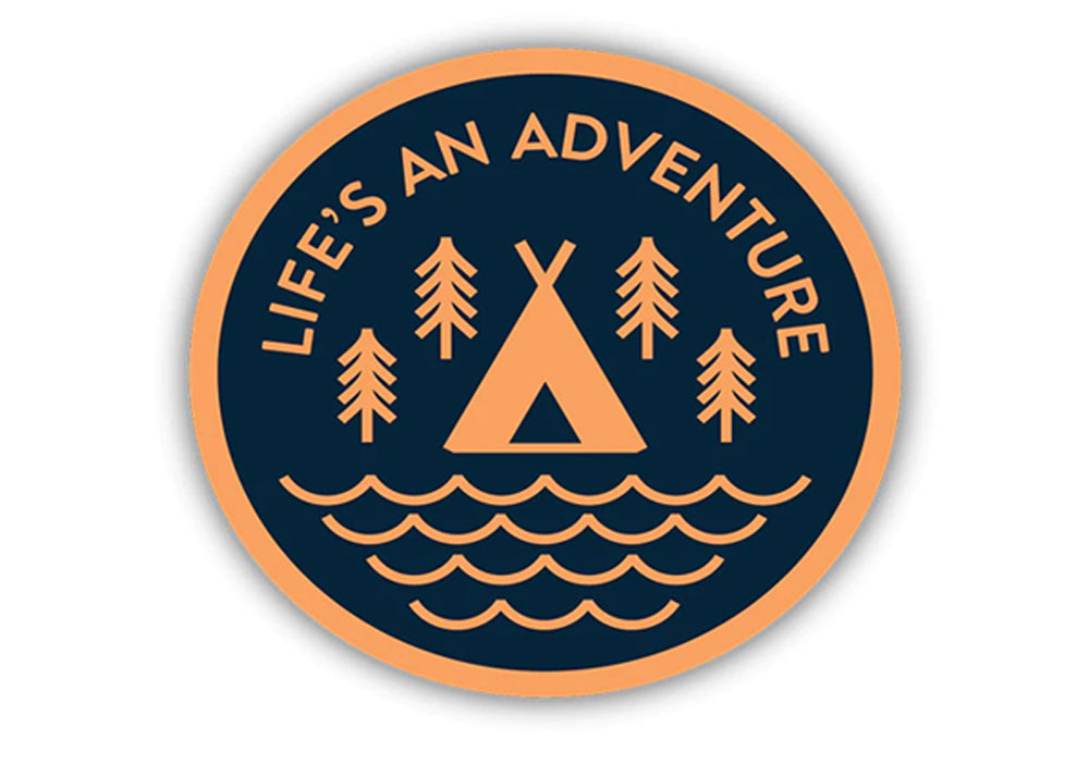 Life's an Adventure Sticker - Idaho Mountain Touring