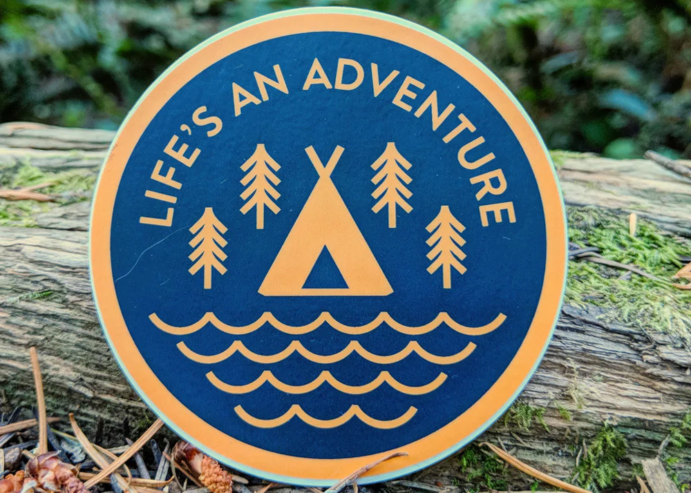Life's an Adventure Sticker - Idaho Mountain Touring