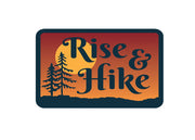 Rise and Hike Sticker - Idaho Mountain Touring