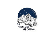 The Mountains Are Calling Sticker - Idaho Mountain Touring