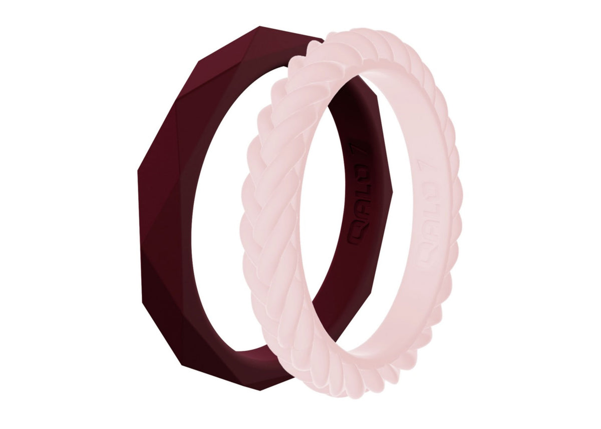 Qalo Stackable Rings QALO Women's Stackable Collection Silicone Rings