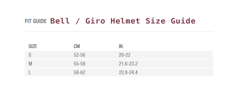 bell bike helmet sizes RS7K Carbon K2020 while Magnefusion cheek pads ensure superior comfort with optimal fit Bell Chicane Bike Helmet -