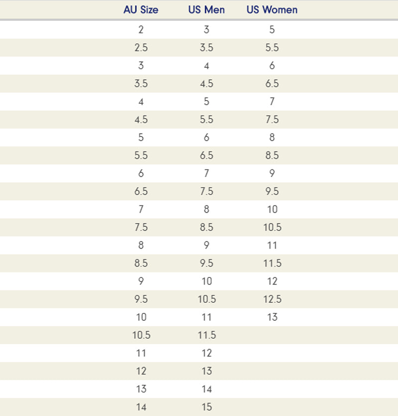 Blundstone Size In Womens To Mens Shoe Size Chart Blundstone Size