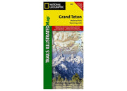 Grand Teton National Park Outdoor Recreation Map - Idaho Mountain Touring