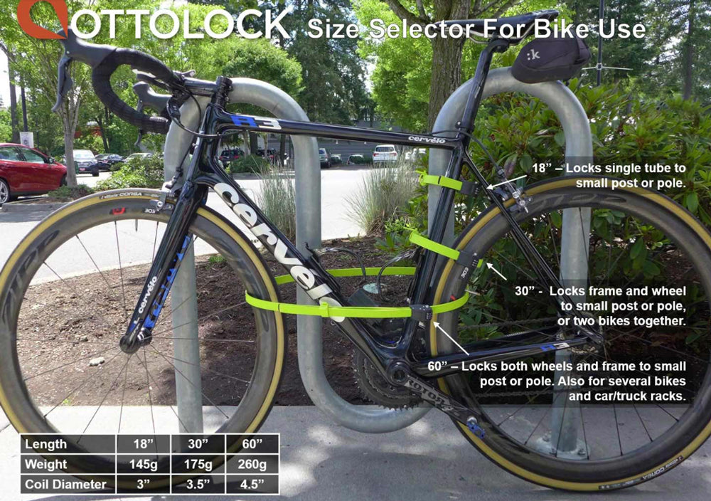 otto crossbike OTTOLOCK Hexband Lightweight Bike Lock
