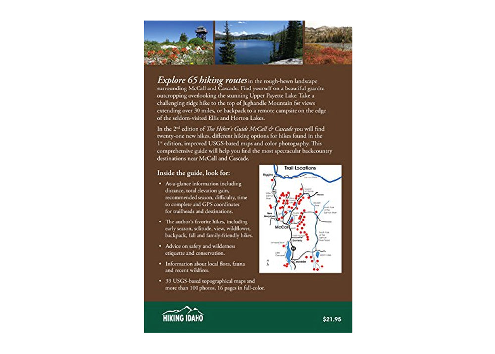 The Hikers Guide to McCall & Cascade ( 2nd Ed. ) - Idaho Mountain Touring